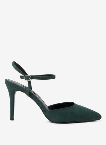 Dorothy Perkins Green Edee Court Shoes
