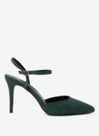 Dorothy Perkins Green Edee Court Shoes