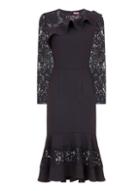Dorothy Perkins *chi Chi London Black Long Sleeve Bodycon Dress