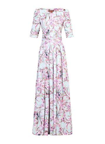 Dorothy Perkins *jolie Moi Aqua Floral Maxi Dress