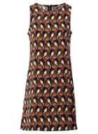 *izabel London Multi Coloured Retro Print Shift Dress