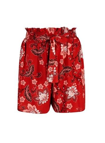 Dorothy Perkins *tall Rust Sarassa Shorts