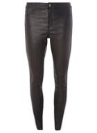Dorothy Perkins *tall Pewter Glitter Coated Skinny Fit Jeans