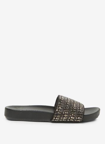 Dorothy Perkins Black 'faithful' Slider Sandals