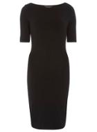 Dorothy Perkins *tall Slashed Neck Bodycon Dress