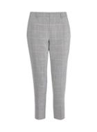 Dorothy Perkins Petite Check Print Ankle Grazer Trousers