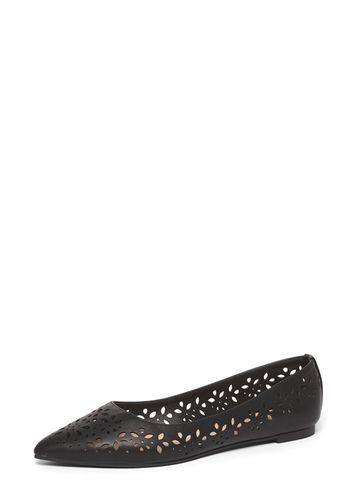 Dorothy Perkins Black 'hazy' Laze Cut Pumps