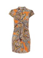 Dorothy Perkins Petite Multi Colour Paisley Print Shirt Dress