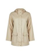 Dorothy Perkins Petite Stone Check Print Raincoat