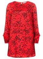 Dorothy Perkins *vila Multi Coloured Printed Ruffle Shift Dress