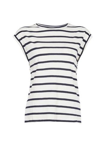 Dorothy Perkins Petite Multi Coloured Stripe Print T-shirt
