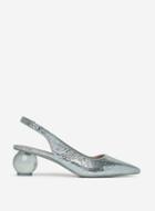 Dorothy Perkins Silver Elsie Court Shoes