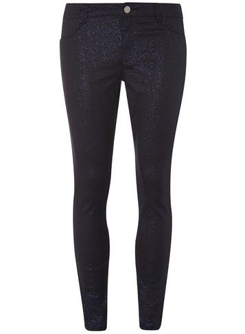 Dorothy Perkins Blue Glitter Frankie Super Skinny Jeans