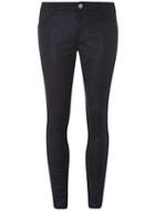 Dorothy Perkins Blue Glitter Frankie Super Skinny Jeans