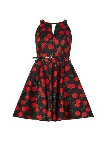 Dorothy Perkins *izabel London Multi Black Skater Dress