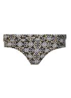 Dorothy Perkins Metallic Geometric Print Bikini Bottoms