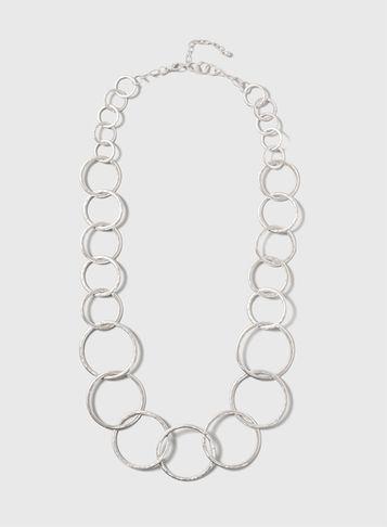 Dorothy Perkins Silver Linked Necklace