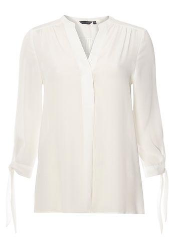 Dorothy Perkins *tall Ivory Tie Cuff Shirt