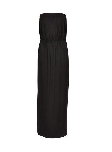 Dorothy Perkins Black Bandeau Jersey Maxi Dress
