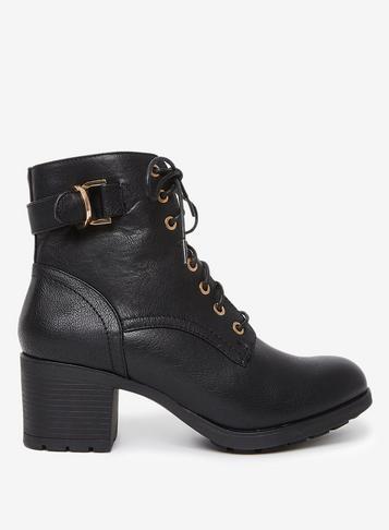 Dorothy Perkins Black 'monika' Heeled Ankle Boots