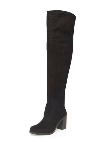 Dorothy Perkins Black 'tattie' Knee Boots