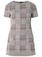 Dorothy Perkins Black And Pink Checked Tunic
