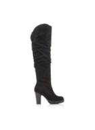 Dorothy Perkins *head Over Heels By Dune Black Taria Heeled Boots