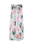 *billie & Blossom Grey Floral Print Trapeze Dress