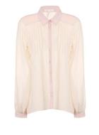 Dorothy Perkins Little Mistress Cream And Blush Shirt