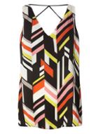 Dorothy Perkins Geometric X Back Built Up Top