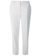 Dorothy Perkins *tall Ivory And Grey Textured Ankle Grazer Trousers