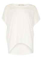 Dorothy Perkins *voulez Vous White Dobby Mesh Top