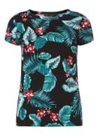 Dorothy Perkins Multi Coloured Tropical Print T-shirt