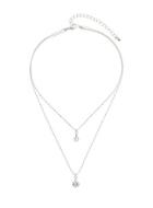 Dorothy Perkins Crystal Two Row Necklace