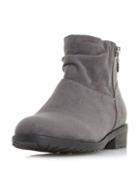 Dorothy Perkins *head Over Heels By Dune Grey Perci Ankle Boots