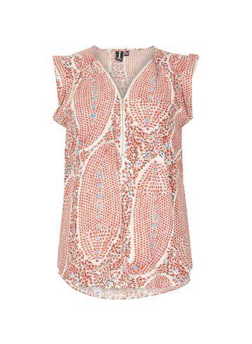 Dorothy Perkins * Izabel London Multi Red Oversized Zip Top