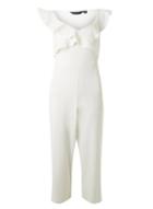 Dorothy Perkins *ivory Bardot Culotte Jumpsuit