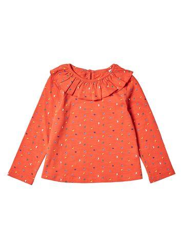 Dorothy Perkins *girls Red Ruffle Floral Top