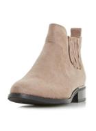 Dorothy Perkins *head Over Heels By Dune Taupe 'pepper' Ankle Boots