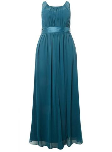 Dorothy Perkins *showcase Curve Green Natalie Maxi Dress