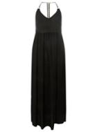 Dorothy Perkins *dp Beach Black Ring Detail Maxi Dress