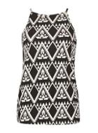 Dorothy Perkins *izabel London Multi Black Print Top