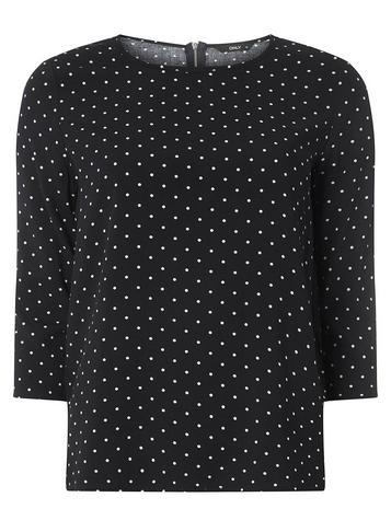 Dorothy Perkins *only Navy Polka Dot Print Top