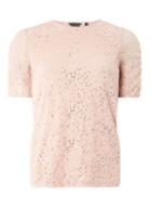 Dorothy Perkins Nude Sequin Ruched Sleeve Top