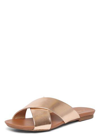 Dorothy Perkins Rose Gold Comfort 'felix' Mules