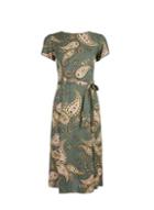 Dorothy Perkins Khaki Paisley Print Midi Dress