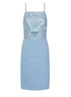 Dorothy Perkins *chi Chi London Blue Lace Bodic Bodycon Dress