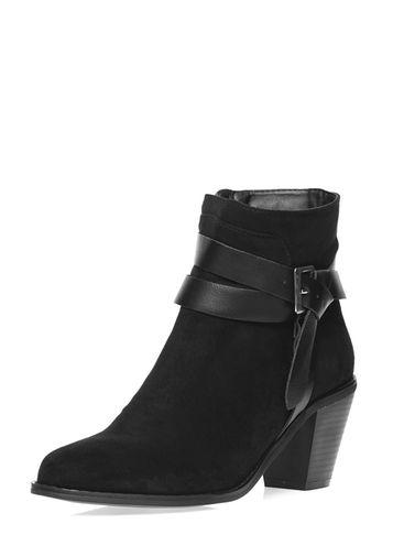 Dorothy Perkins Black 'anuska' Knot Heeled Boot