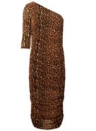 Dorothy Perkins One Shoulder Leopard Bodycon Dress