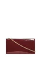 Dorothy Perkins Burgundy Bar Top Clutch Bag